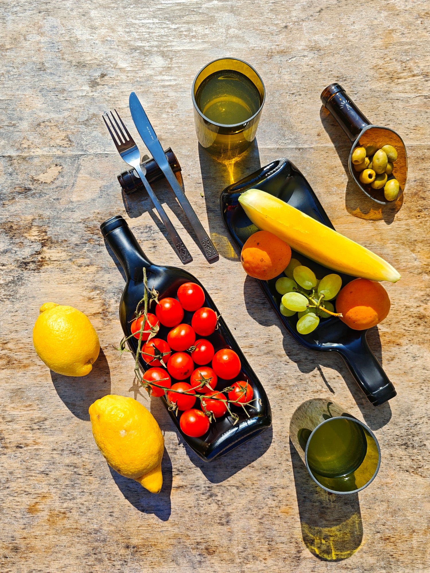 Tray | Crushed wine bottle