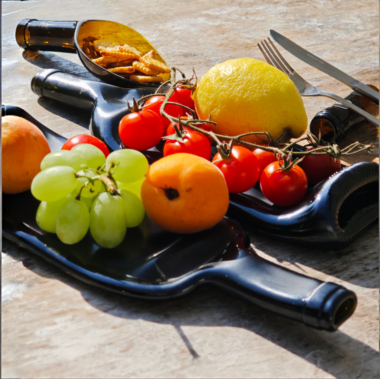 Tray | Crushed wine bottle