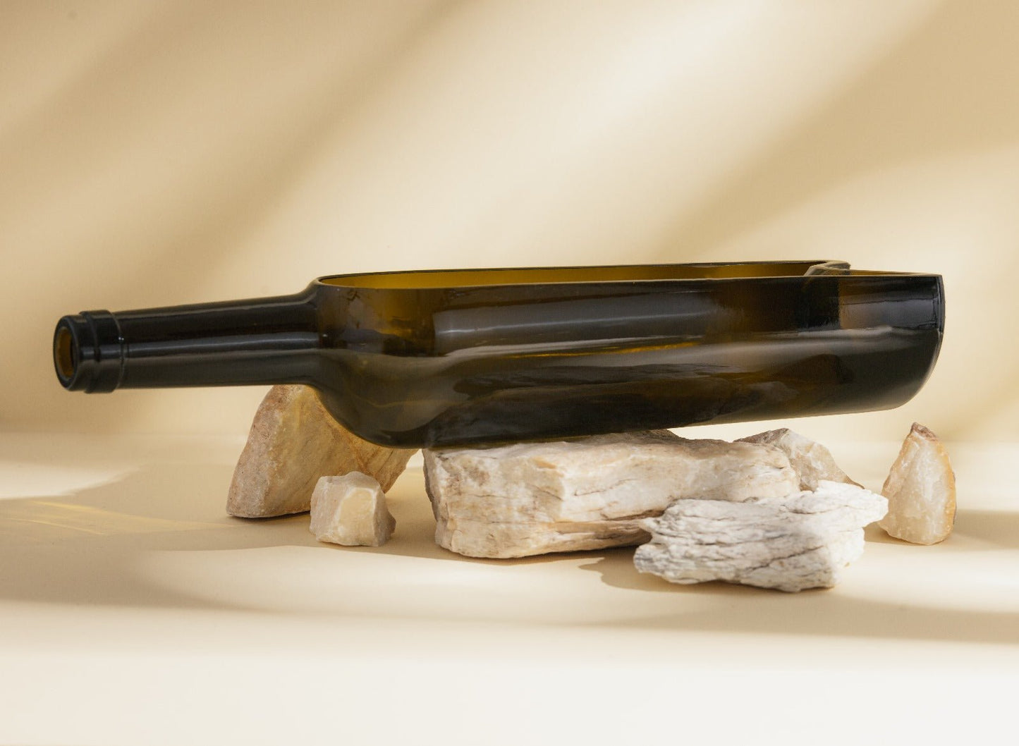 <tc>Plateau "Barbera" avec col en verre recyclé | Amarzo</tc>