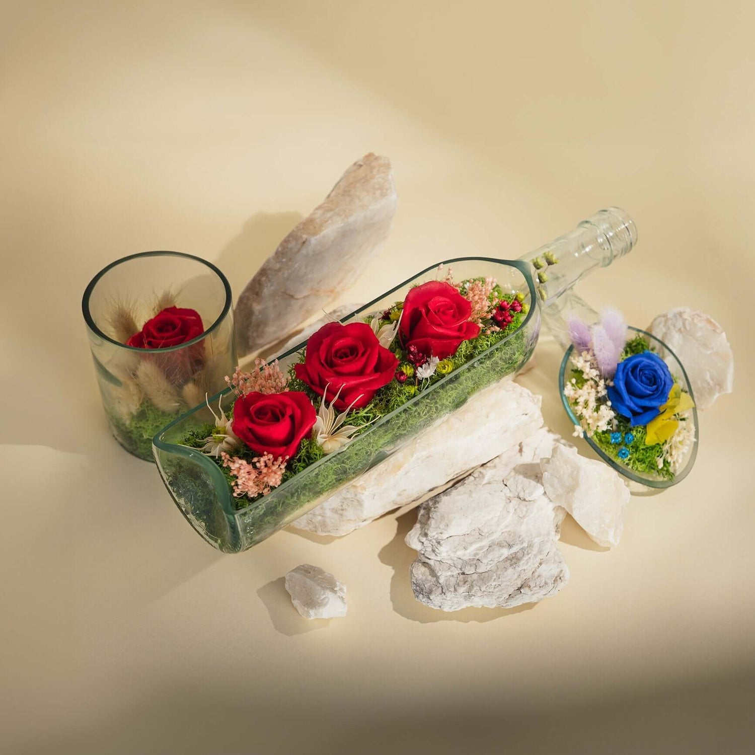 Composizioni di rose stabilizzate