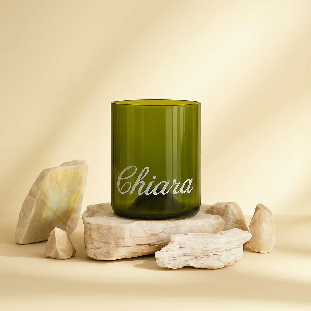 Bicchiere con personalizzazione [Lav. Lucida]