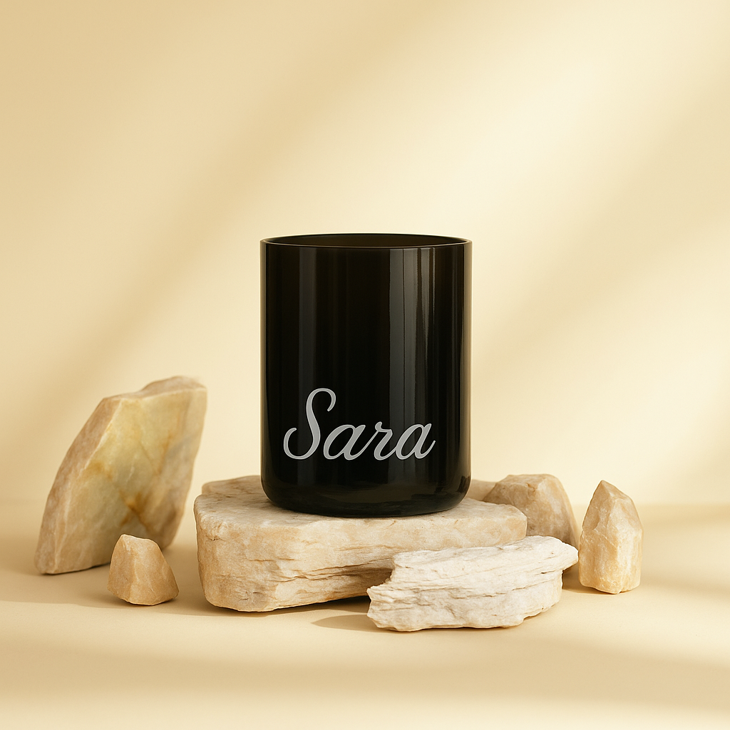 Bicchiere con personalizzazione [Lav. Lucida]