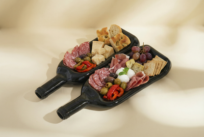 Vassoio | Bottiglia di vino schiacciata